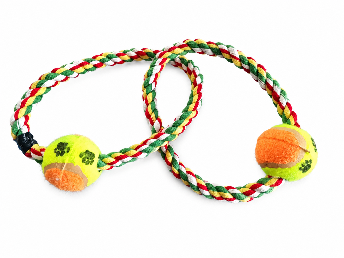 Touw met 2 tennisballen