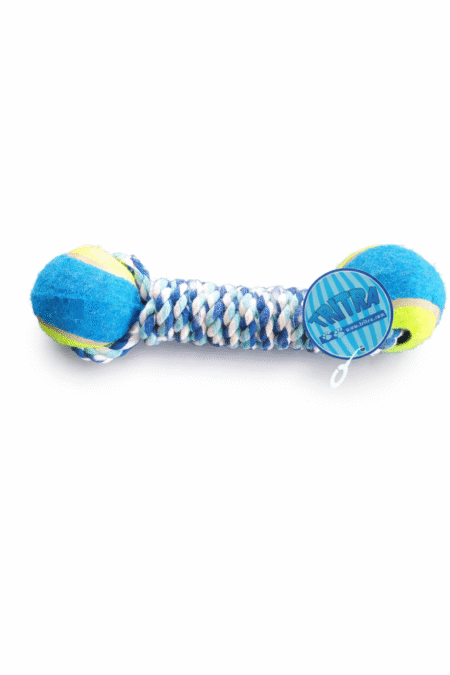 Touw met 2 tennisballen Tritra