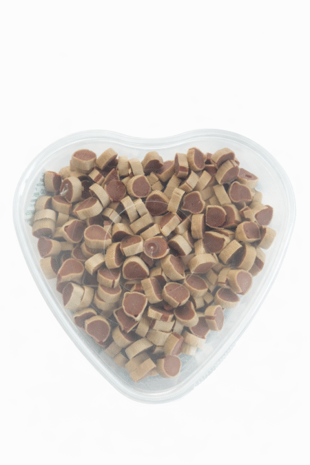 Hartje gevuld met Kip en Kabeljauw