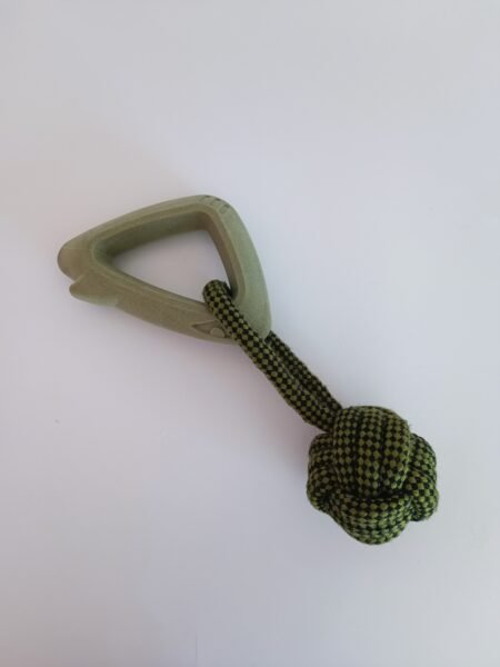 Bijtring Vadigran met touw Groen