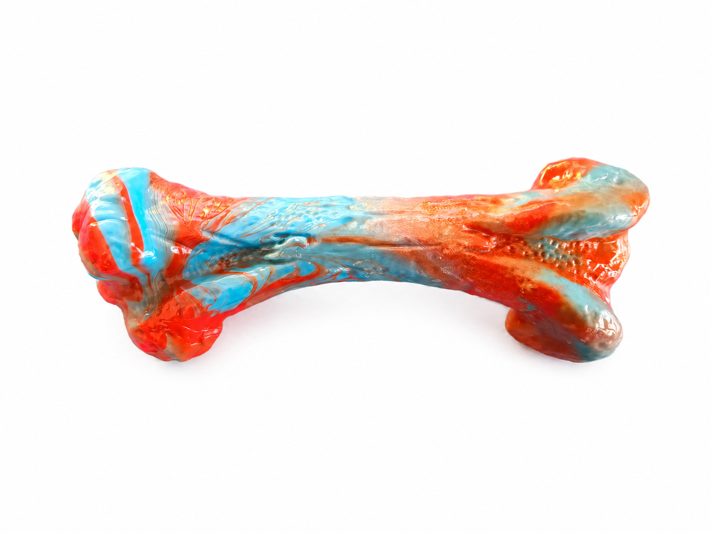 Grilled bacon kauwbot blauw-rood