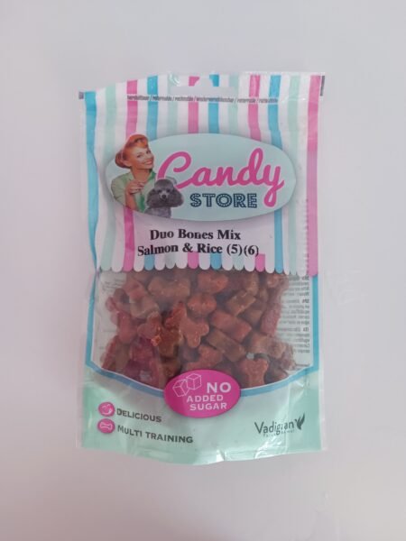 Candy Store Duo Bones Salmon & Rice 180gr