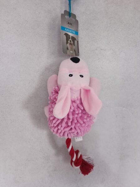 DZL Hond Knuffel Roos