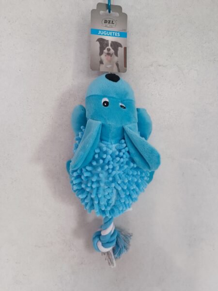 DZL Hond Knuffel Blauw